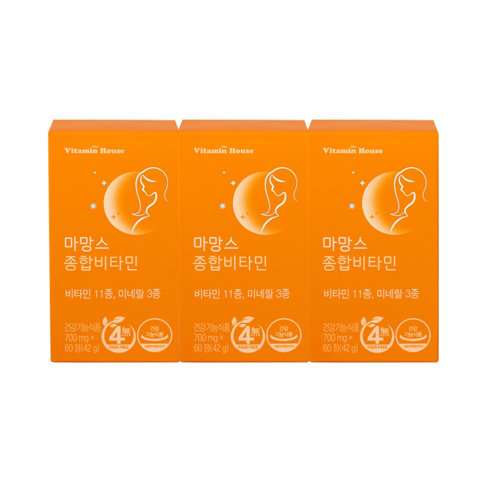 [베스트추천]마망스 종합비타민 3박스(6개월분)